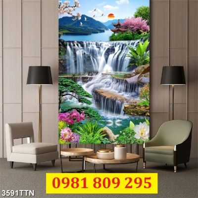 Mẫu tranh gạch , gạch trang trí tường , Tranh 3d