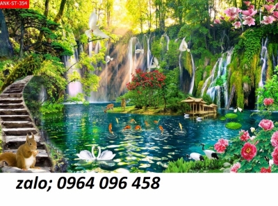 Tranh gạch 3d dán tường phòng khách - 789MBV