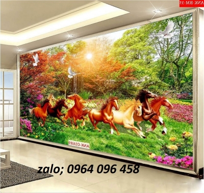 Tranh gạch 3d mã đáo thành công - SJK09