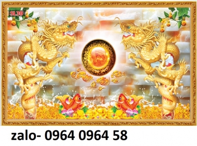 Gạch tranh 3d ốp tường phòng thờ - HDCX4