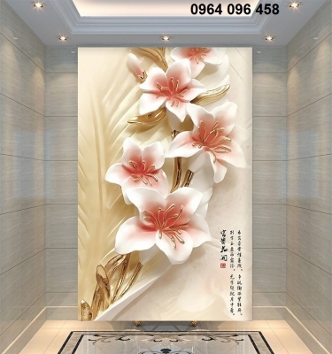 Mẫu tranh gạch 3d phòng khách đẹp - 799CP