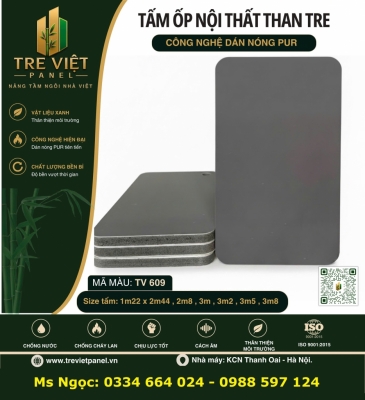 Tấm than tre ốp tường