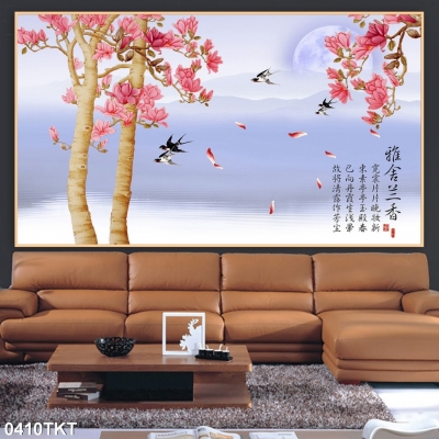 Tranh thư pháp - gạch tranh 3D