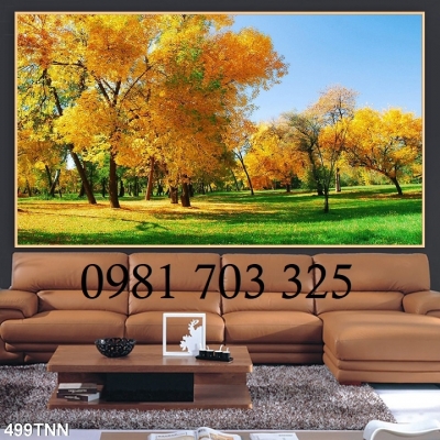 Tranh mùa thu 3D trang trí