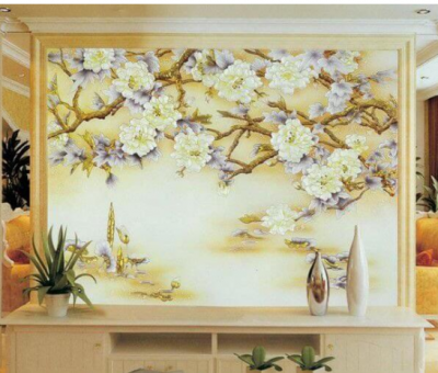 Tranh gạch trang trí ốp tường phòng khách 3d - NCV32
