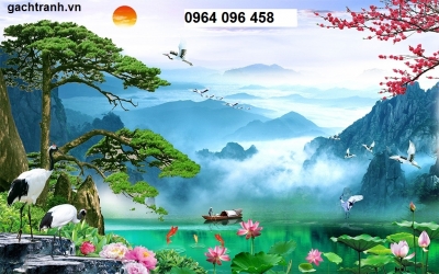 Tranh 3d - tranh gạch 3d - gạch tranh 3d - 0322X