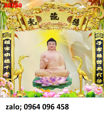 Tranh gạch 3d phật phòng thờ - VXCC4