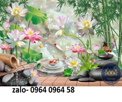 Tranh gạch 3d trang trí phòng khách đẹp - SLK90