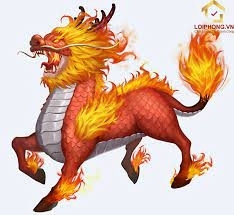 Tranh gạch 3d tranh kỳ lân - DVC654