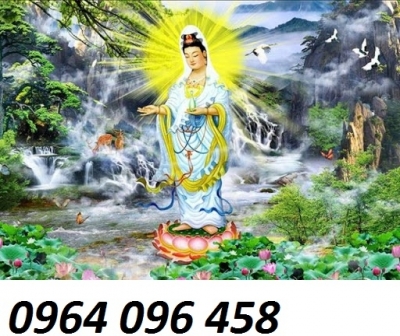 Tranh phật phòng thờ - tranh gạch 3d phật - SCBB74