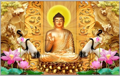 tranh phòng thờ, gạch tranh Phật giáo