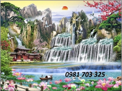 Gạch tranh 3D ốp tường