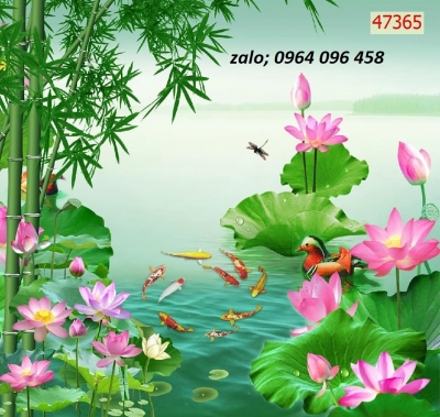 Gạch tranh phong cảnh đồng quê 3d - MBN84