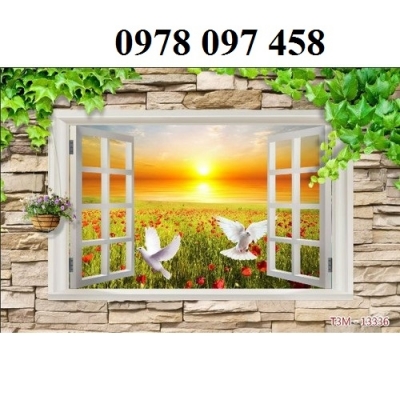 Tranh gạch 3D - tranh đẹp phòng khách