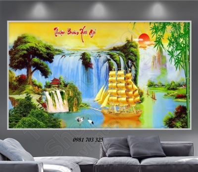 Tranh gạch 3D phong thủy