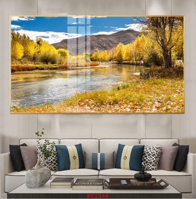 Tranh gạch 3D phong cảnh mùa thu