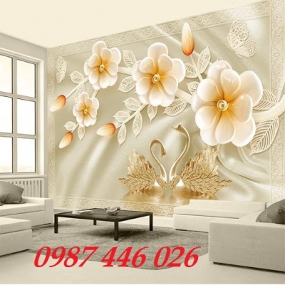 Gạch 3d tranh hoa 3d đẹp HP6273