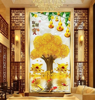 Tranh khổ dọc ốp tường