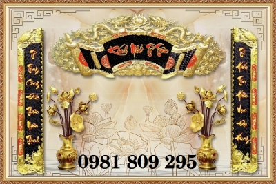 Gạch tranh 3d trang trí phòng thờ