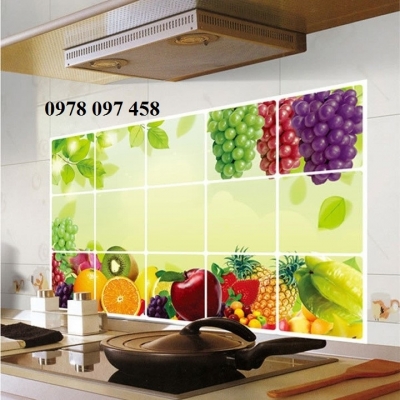 Tranh gạch phòng bếp