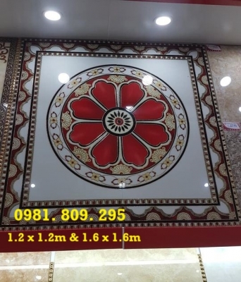 Gạch thảm vuông hoa hồng HP1369