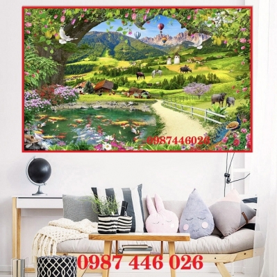 Gạch tranh phong cảnh 3d HP7972