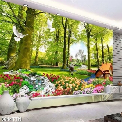 Tranh gạch 3d ốp tường phong cảnh thiên nhiên - MXVC321