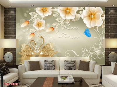 tranh hoa 3D- tranh gạch 3D