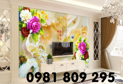 Tranh cá chép - gạch tranh 3d